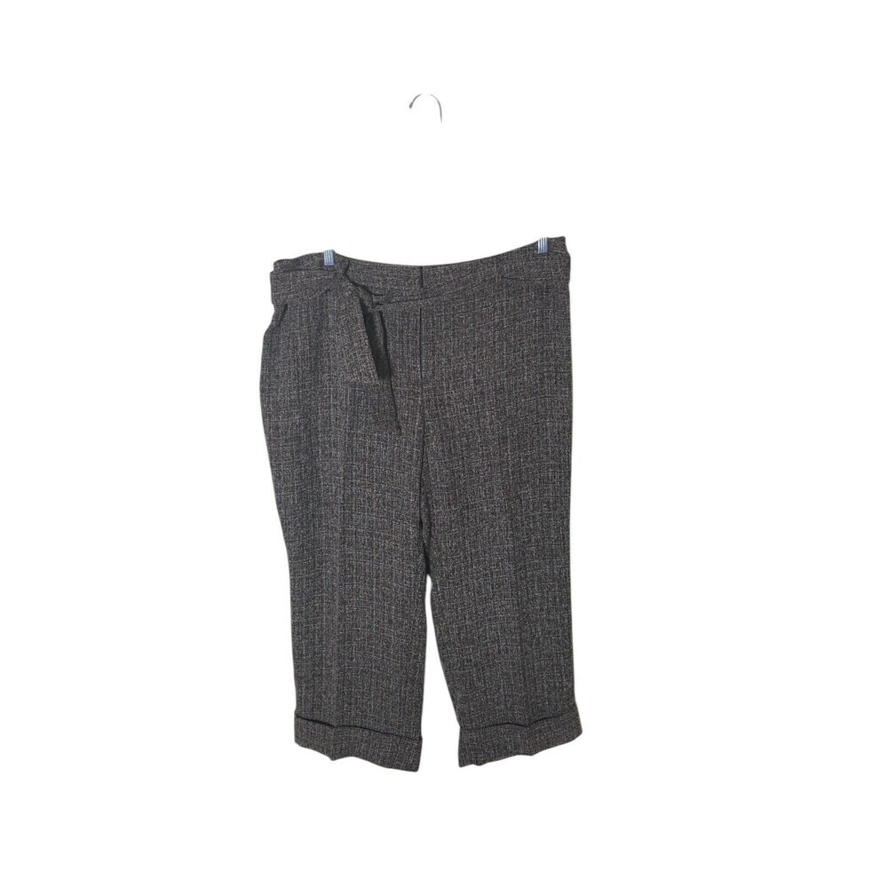 Style & Co Capris Pants Women's Size 18W Gray Includes Belt